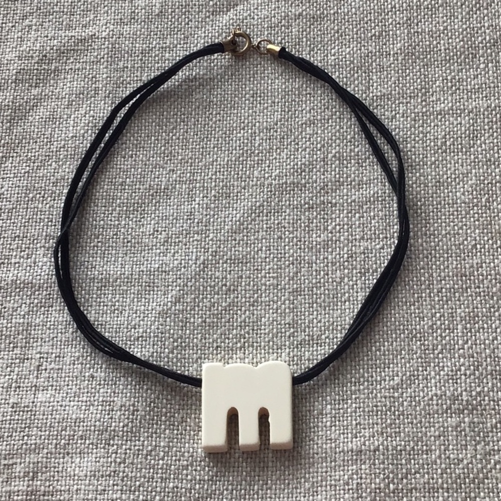Vintage Necklace with “m”